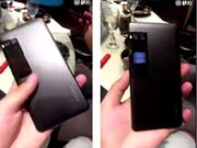 Meizu Pro 7’s secondary display caught in action