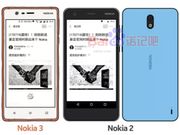 Nokia 2 sketch leaks along with Nokia 3 showing rear design
