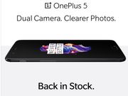 OnePlus 5 Midnight Black 8GB+128GB variant is back in stock: Available for purchase