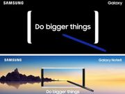 Samsung Galaxy Note 8 along with stylus appears in promotional poster
