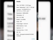LG V30 pre-release units allegedly capturing images with f/1.7 aperture, instead of f/1.6