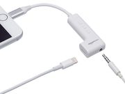 Amazon Basics' lightning to 3.5mm jack for iPhone is the best adapter of the sort, retails at $30
