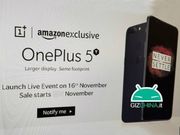 OnePlus 5T to be Amazon Exclusive and it could be launched on November 16