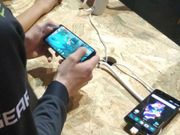 OnePlus 5T appears in photo; it has really narrow bezels