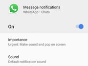 WhatsApp beta 2.18.18 gets notification channels and voice to video call switch