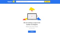 Flipkart stops working: App and website both down