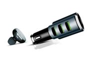 Pebble PCC3M fast car charger has an in-built Bluetooth Ear pod