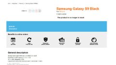 Samsung Galaxy S9 key specs spotted on network provider's website