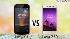 Nokia 1 vs Lava Z50: Android Go smartphones get into a fight