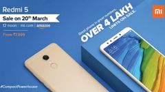 Xiaomi Redmi 5 first sale to happen today at 12 PM: Over 4 lakh units available