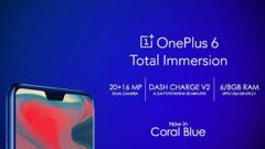 OnePlus 6 to be an Amazon exclusive in India; Coral Blue color variant likely
