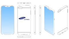 Samsung files patent for a phone with display notch, iPhone 6-like back