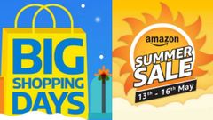 Flipkart Big shopping Day and Amazon summer sale Offers on Budget and Mid-range smartphones