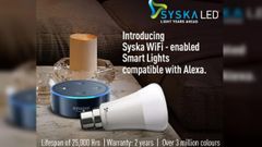 SYSKA brings smart lights with Amazon Alexa support