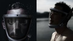 The D-Mask a concept design can be a high-tech mask for diving and snorkeling