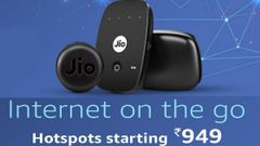Best Internet HotSpots starts form Rs 949