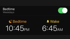 How to use Bedtime feature in iOS