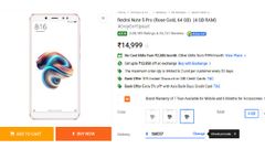 Now buy Xiaomi Redmi Note 5 Pro for as low as Rs 649