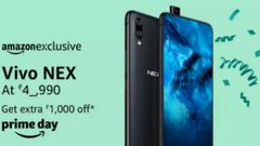 You can get Rs. 1,000 discount on Vivo NEX S on Amazon India
