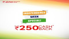 Airtel Independence Day Offer 2018: How to get Rs. 250 cashback