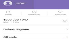 UIDAI says it has not advised telcos to save toll number on phones