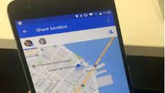 Google Maps Live location will show distance from a contact along with battery percentage