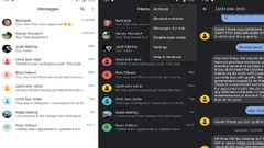 Android Messages receives a new Dark Mode with Material theme design