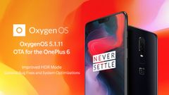 OnePlus 6 OxygenOS 5.1.11 update fixes screen flickering issue