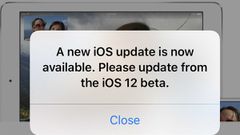 iOS 12 Beta bug pops up “Update Software” message constantly