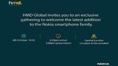 HMD Global to announce a new Nokia smartphone on October 4; Nokia 7.1 Plus expected