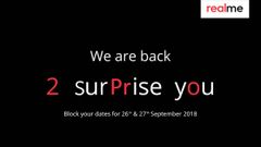 Realme 2 Pro India launch pegged for September 27