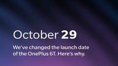 OnePlus 6T will launch a day early (on the 29th of October) due to Apple's launch event