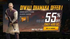PUBG Mobile celebrating Diwali with kurta pyjama outfit and more