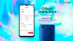 Realme smartphones will be available via official online store from November 1