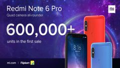 Xiaomi Redmi Note 6 Pro sold-out within minutes on the first sale