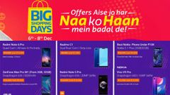 Flipkart Big Shopping Day Sale: Get discounts on Poco F1, Zenfone 5Z, Honor 10, LG G7 ThinQ and more