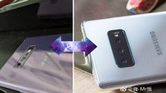 Have a first look at the Samsung Galaxy S10 with a triple cameras on the back
