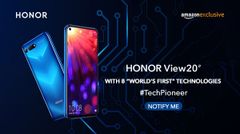 Honor V20 launching as Honor View20 exclusively via Amazon India