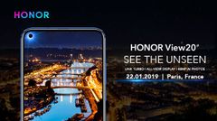 Honor View20 showcased with a 48 Sony primary camera and an in-screen selfie camera