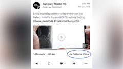 Samsung's official Twitter handle caught using an iPhone, gets trolled
