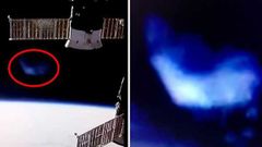 NASA cuts live feed after mysterious blue UFO appears on screen