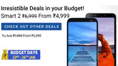 Budget smartphones fest on Flipkart starting from Rs. 3,000