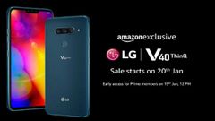LG V40 ThinQ will be available in India from the 19th of January on Amazon