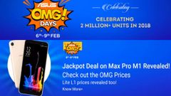 Asus OMG Days on Flipkart: Offers and discounts you can get on Asus smartphones