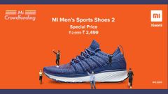 Xiaomi Mi Men's Sports Shoes 2 now available in India for Rs 2,499