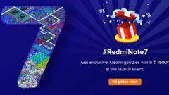 Xiaomi Redmi Note 7 India launch: You can buy tickets for Rs. 480