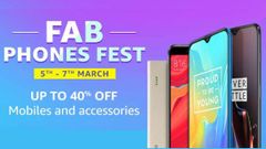 Amazon FAB Phone Fest (March 5th to 7th): Avail up to 40% off on smartphones