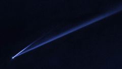 NASA Hubble Space Telescope captures an asteroid falling apart