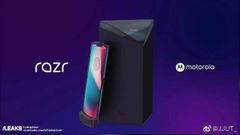 New Motorola RAZR retail package leak suggest a foldable display design