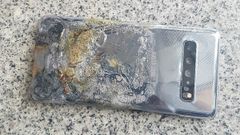 Samsung Galaxy S10 5G suddenly catches fire in user's hand